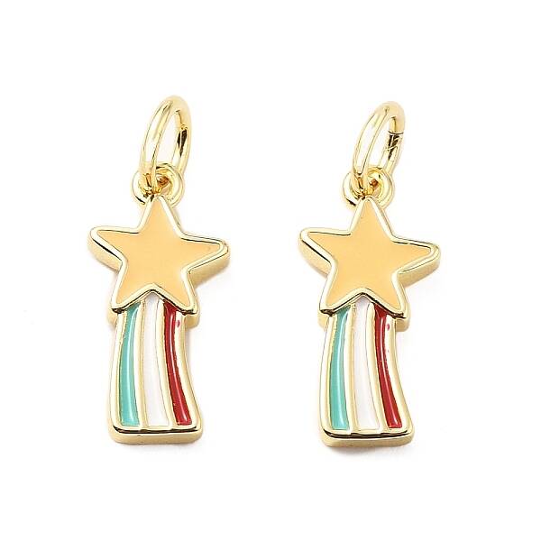 Brass Enamel Charms
