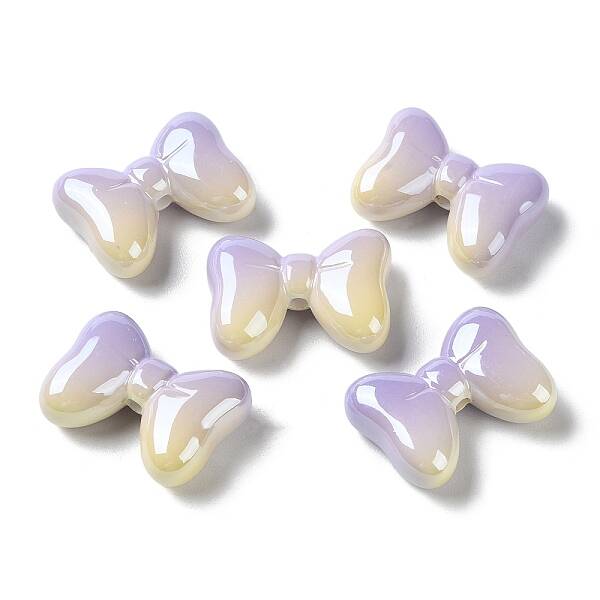 Gradient Color Opaque Acrylic Beads