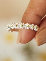 Elegant Flower Design Ring, Fashion Jewelry for Party, Daily Clothing Decor, Trendy All-match & Exquisite Jewelry for Birthda...