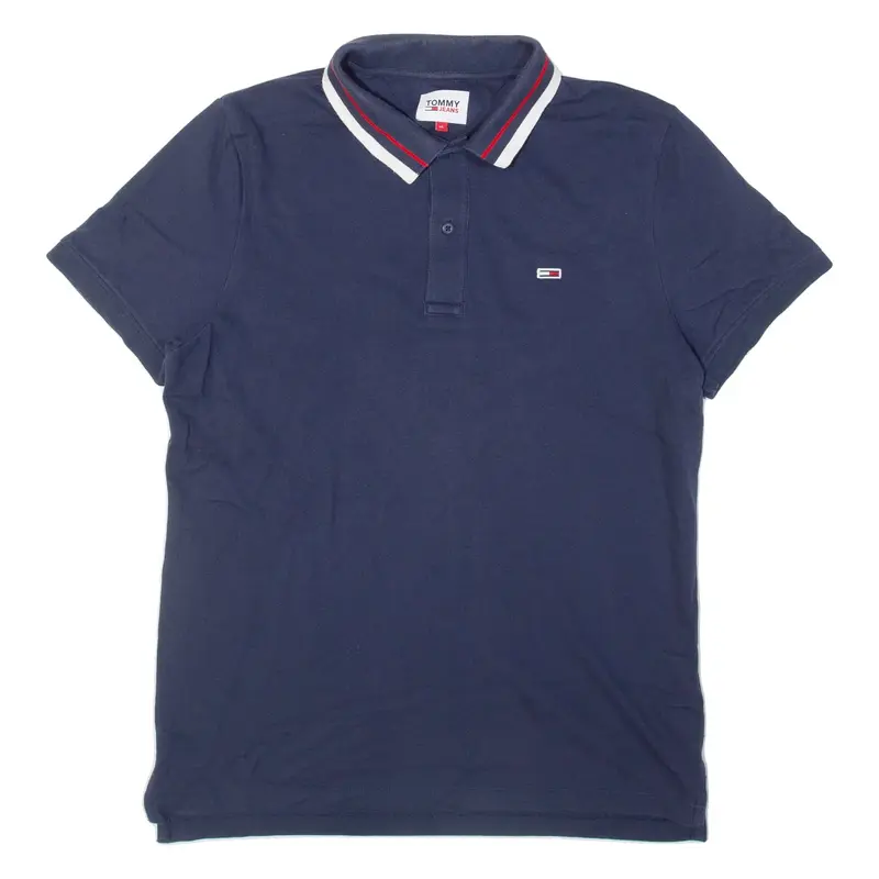 TOMMY HILFIGER Womens Polo Shirt Blue XL