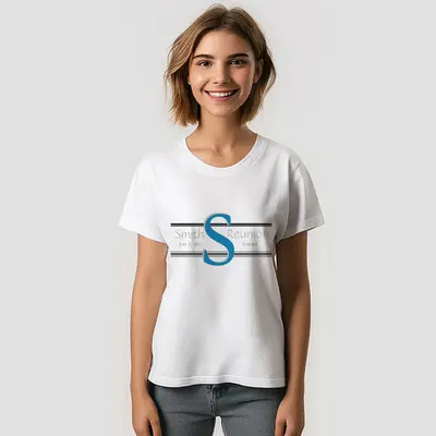 Blue White Personalize Family Reunion T-Shirt