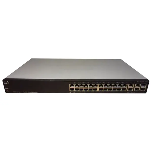 SF300-24PC1 Cisco SF300-24P 24x PoE 2x RJ45 Port 2x Combo SFP Switch