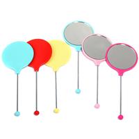 【P254】5PCS Hand-held round DIY beaded portable mirror 5pc Letter opener