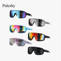 Paleshy 6 Pack Sports Sunglasses, UV400 Protective Wraparound Eyewear for Cycling/Running/Hiking, Lightweight, Assorted Color...