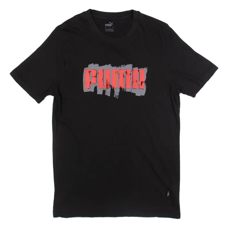 PUMA Mens T-Shirt Black S
