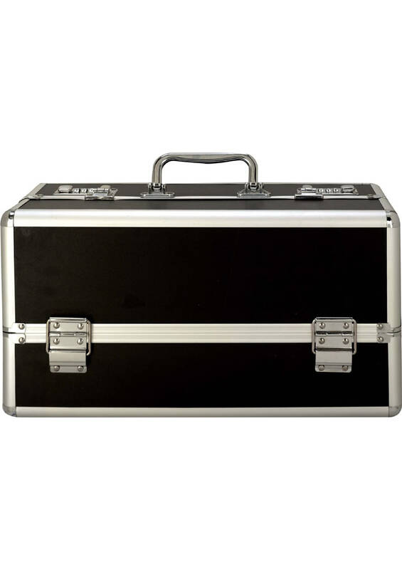 Lockable Vibrator Case Large Blk