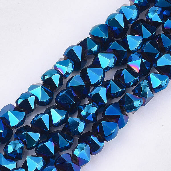 Electroplate Glass Beads Strands