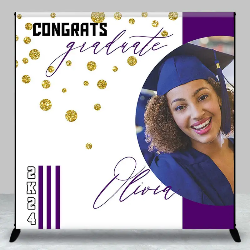 Congrats Magazine Custom Photo Graduation Backdrop - Aperturee