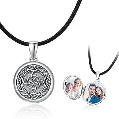 Sterling Silver Personalized Photo Personalized Photo Locket Necklace
