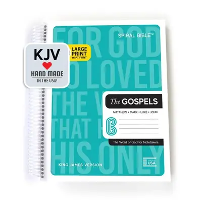 Spiral Bible⢠- KJV - Large Print - The Gospels