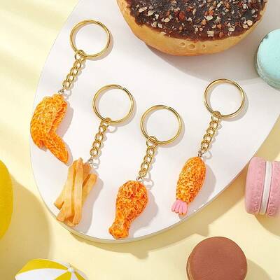 Imitaiton Food Resin Keychains