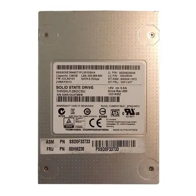 00HM230 Lenovo 128GB Multi-Level Cell SATA 6Gb/s 2.5-Inch Solid State Drive
