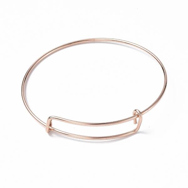 Ion Plating(IP) Adjustable 304 Stainless Steel Wire Bangle Making