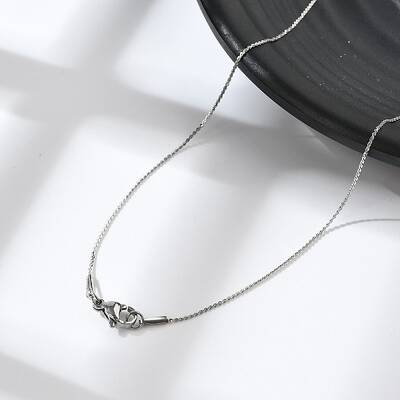 Non-Tarnish 304 Stainless Steel Serpentine Chain Necklace for Men Women