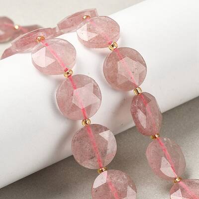 Natural Strawberry Quartz Beads Strands