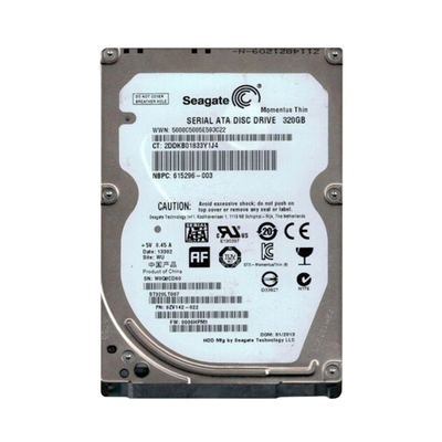 615296-003 HP 320GB 7200RPM SATA 3Gb/s 16MB Cache 2.5-inch Hard Drive