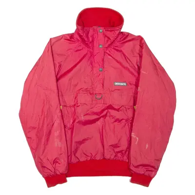 DESCENTE Mens Pullover Jacket Red M