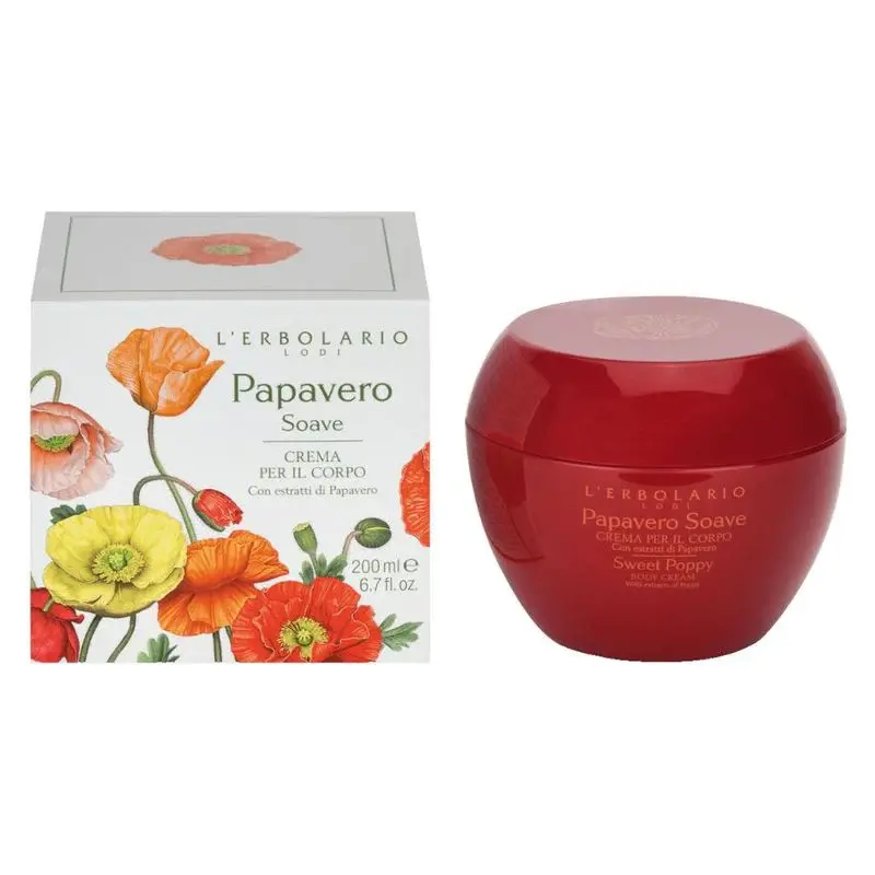 L'Erbolario Papavero Soave Body Cream 200 ml
