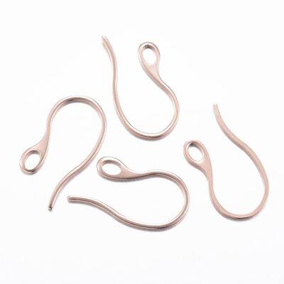 Ion Plating(IP) 304 Stainless Steel Earring Hooks