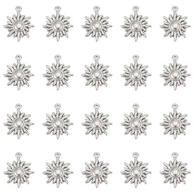 20Pcs 304 Stainless Steel Pendants