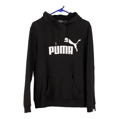 Puma Spellout Hoodie - XL Black Cotton