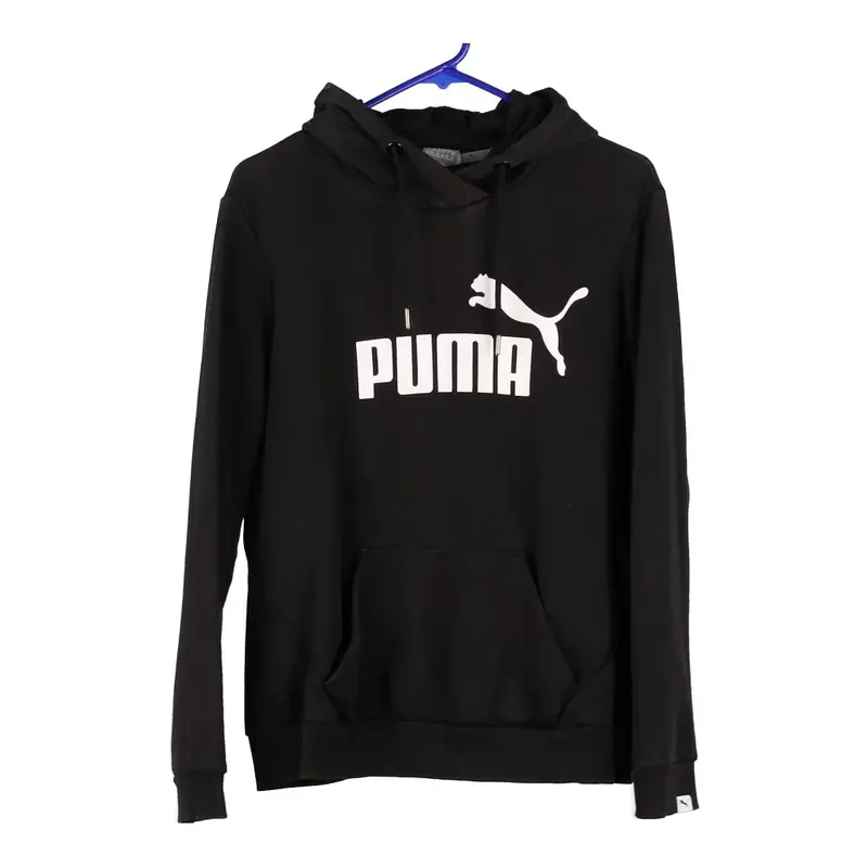 Puma Spellout Hoodie - XL Black Cotton
