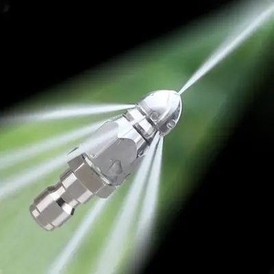 Sewer Cleaning Tool High-pressure Nozzle,65000 PSI Sewer Jetter Nozzle,Stainless Steel Pressure Washer Drain Jetter Hose Nozz...