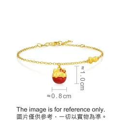 'Hello Kitty' 999 Gold Bracelet