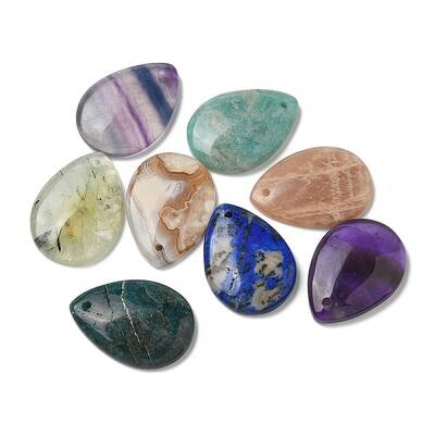 Natural  Mixed Gemstone Pendants