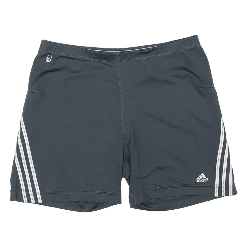 ADIDAS Womens Sports Shorts Grey UK 12 W26