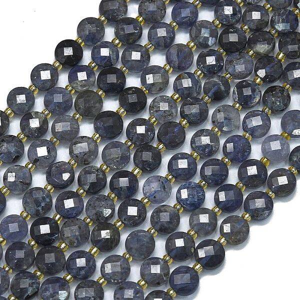 Natural Iolite Beads Strands