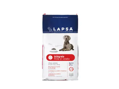 Lapsa Adult Wholemeal Kibble - Large Breed - 12kg
