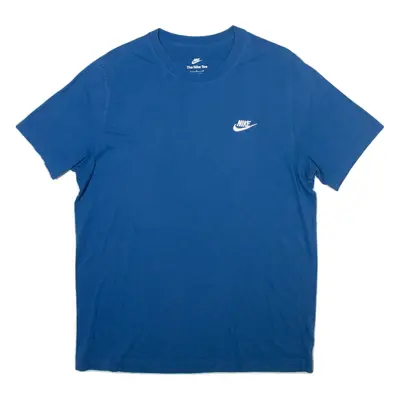 NIKE Mens T-Shirt Blue L
