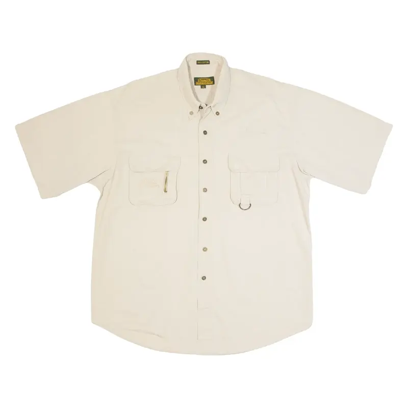 CAMEL Adventure Wear Mens Plain Shirt Beige XL