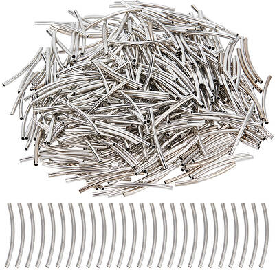 400Pcs Brass Tube Beads