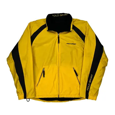 Polo Sport Jacket - Large Yellow Cotton Blend