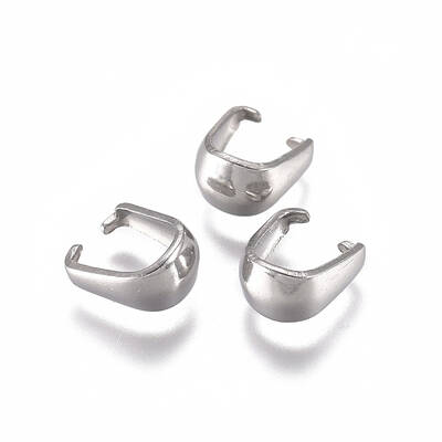 Tarnish Resistant 304 Stainless Steel Snap on Bails