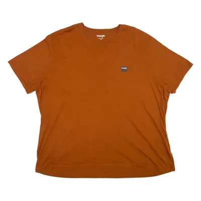 WRANGLER Mens T-Shirt Orange 3XL