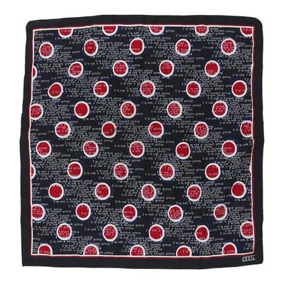 Cecil Polka Dot Scarf - No Size Navy Polyester