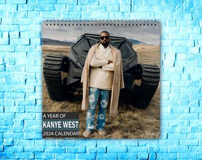 Kan.ye West Calendar 2024 Celebrity Calendar 2024 Wall Calendar