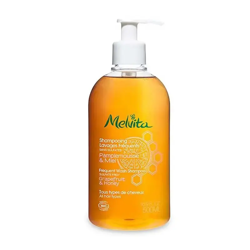 Melvita Organic Honey Grapefruit Sulphate-Free Frequent Wash Shampoo 500ml