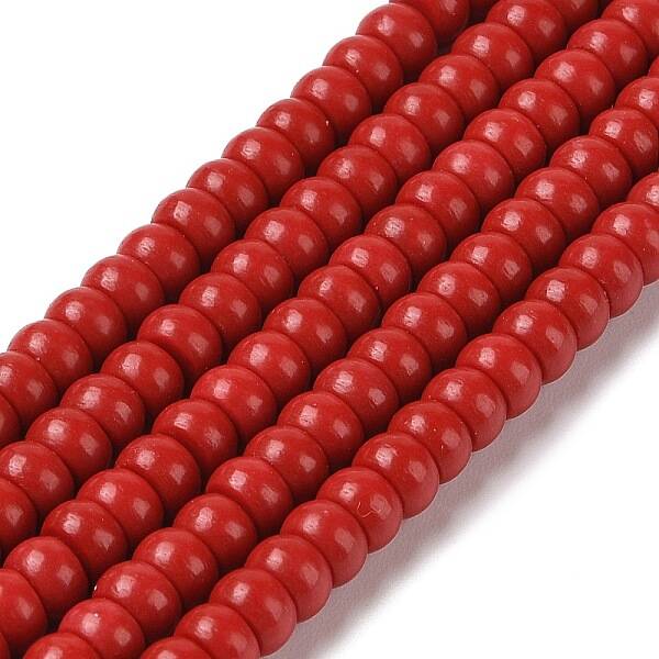 Dyed Synthetic Coral Beads Strands