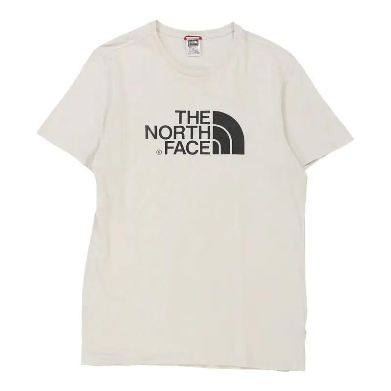 The North Face Spellout T-Shirt - Small White Cotton