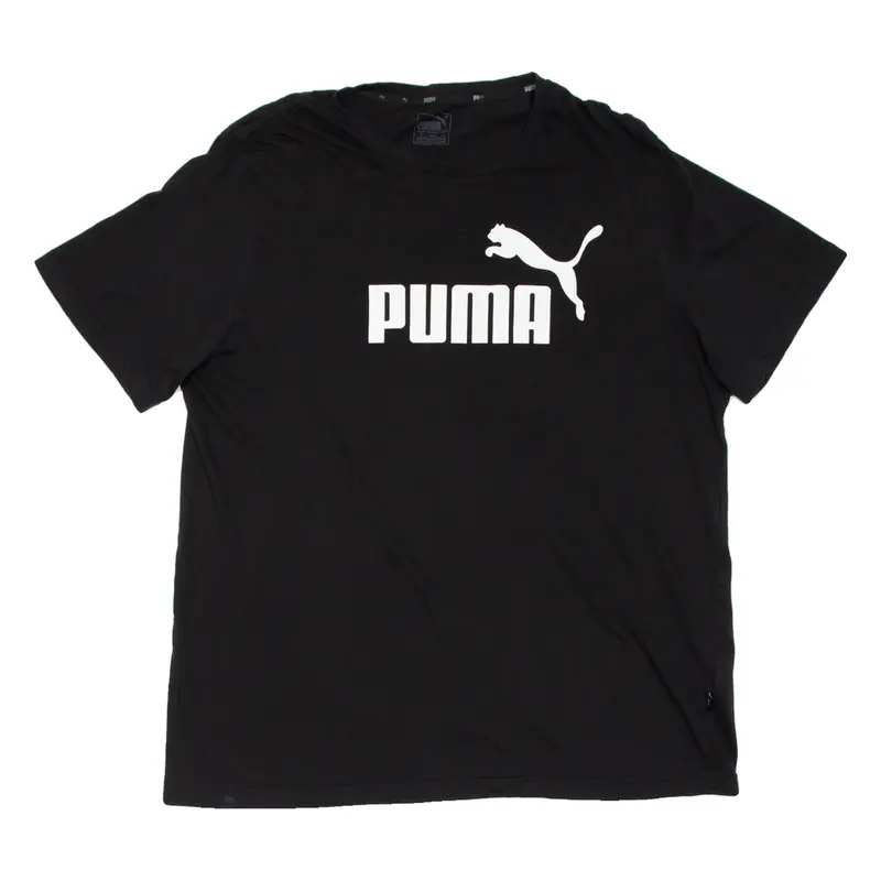 PUMA Mens T-Shirt Black XL
