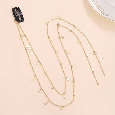 Alloy Tassels Snap Hair Clips