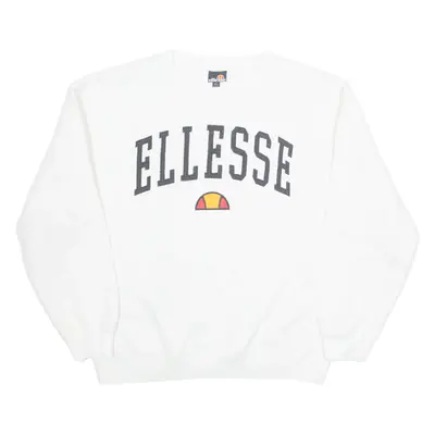 ELLESSE Mens Sweatshirt White L