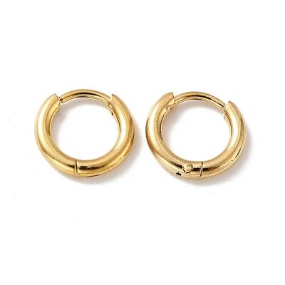 PVD Vacuum Plating 201 Stainless Steel Huggie Hoop Earrings
