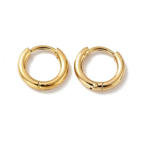 PVD Vacuum Plating 201 Stainless Steel Huggie Hoop Earrings