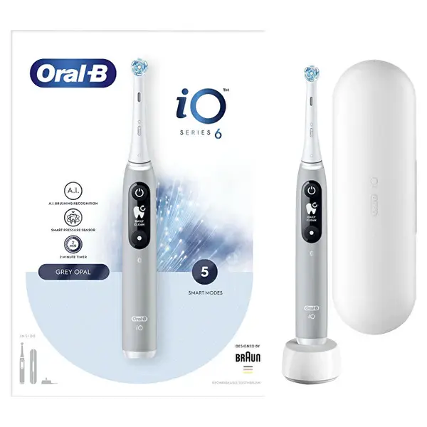 Oral B Spazzolino Elettrico Serie Io 6 Grigio Opale