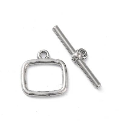 Non-Tarnish 304 Stainless Steel Toggle Clasps